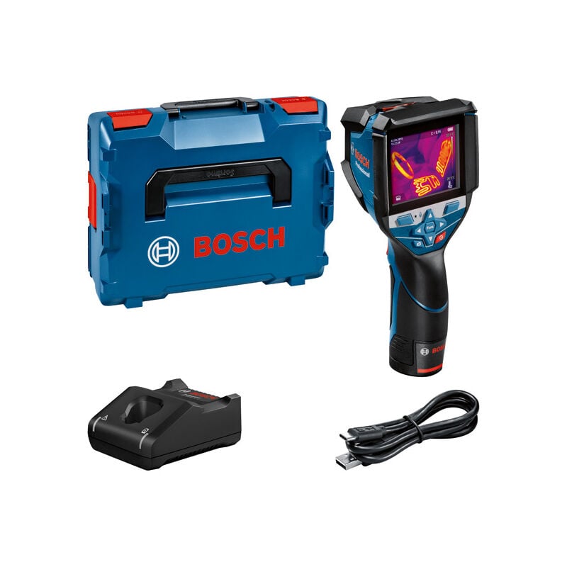foto del prodotto bosch termocamera gtc 600 c 12v con 1x batteria 2,0 ah e caricabatterie in l boxx 136