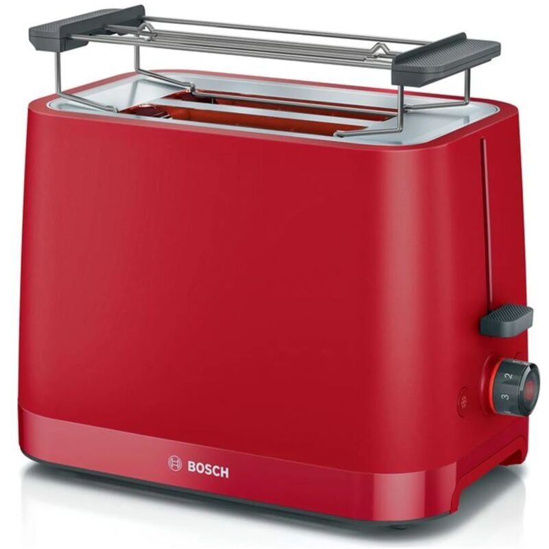 foto del prodotto bosch tostapane 2 slot 950w rosso tat3m124
