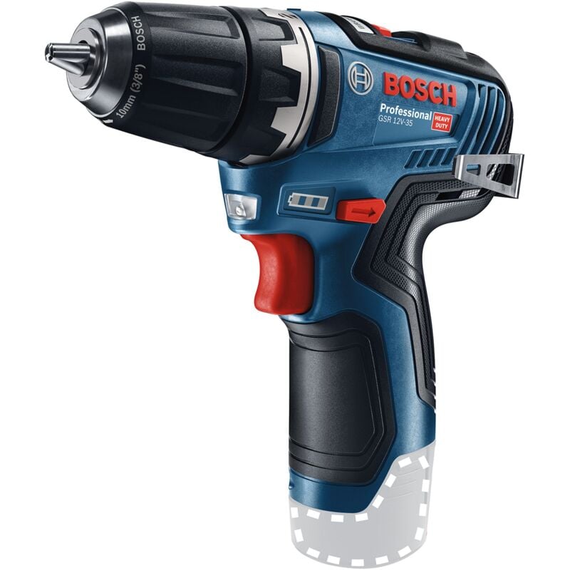 foto del prodotto bosch trapano a batteria gsr 12v 35 professional senza batteria senza caricatore in confezione