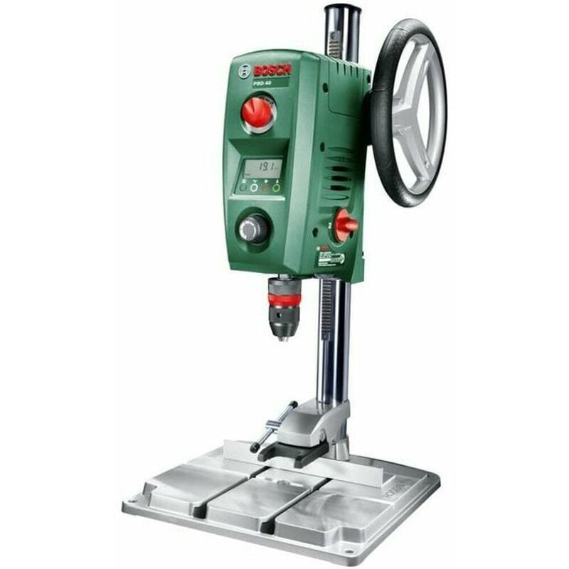 foto del prodotto bosch trapano a colonna pbd 40, guida parallela, morsetti di fissaggio rapido, confezione in cartone, potenza 710 watt