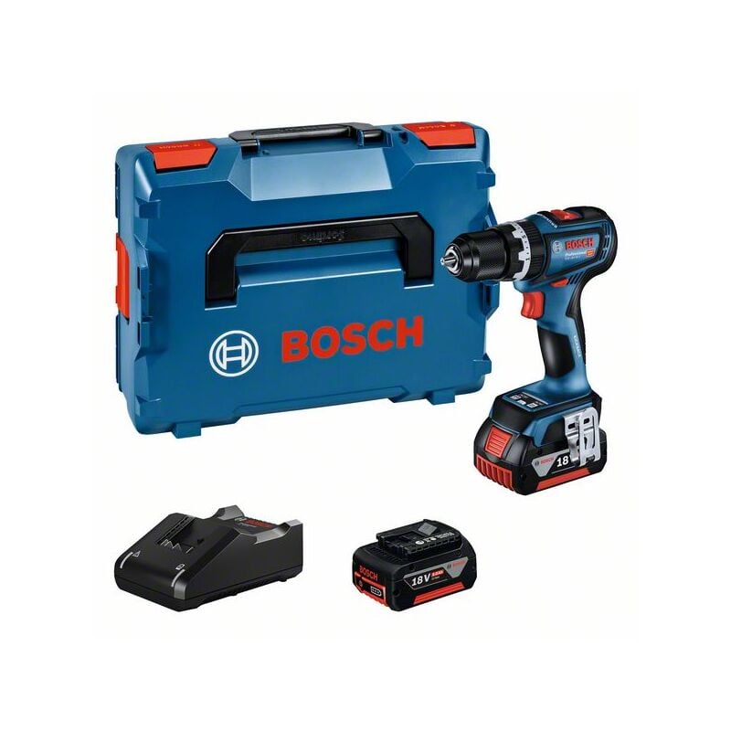 foto del prodotto bosch trapano a percussione a batteria gsb 18v 90 c, 2x gba 18v 5.0ah in l boxx