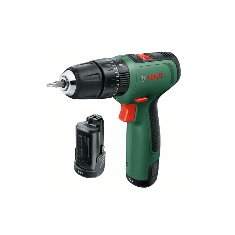 foto del prodotto bosch trapano a percussione a easyimpact 1200 batteria 2 batterie, sistema da 12 v, 19 accessori, in valigetta de 