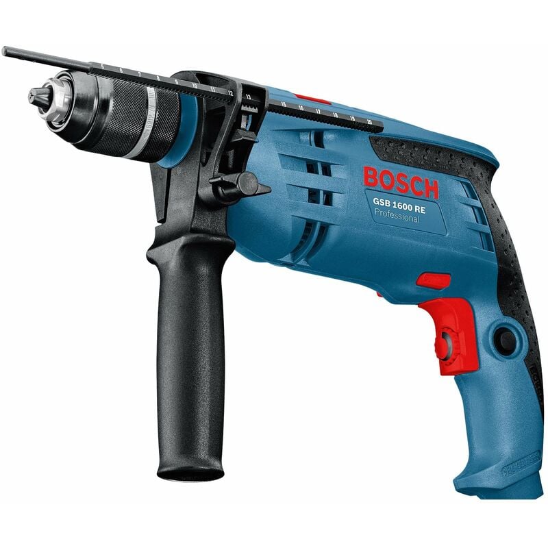 foto del prodotto bosch trapano a percussione battente 700w 3000 giri min 26270 colpi min gsb 1600 re