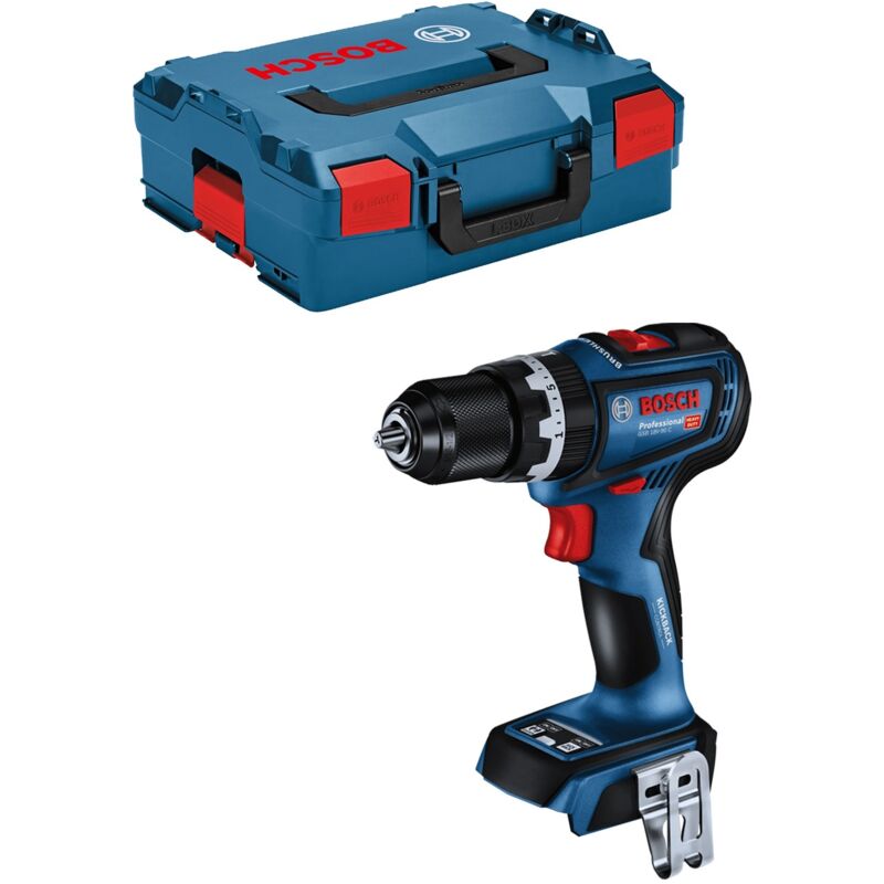 foto del prodotto bosch trapano a percussione gsb 18v 90 c solo corpo l boxx 136 