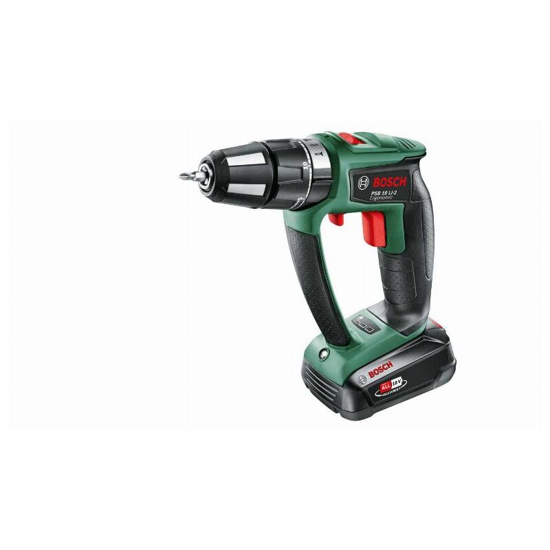 foto del prodotto bosch trapano a percussione psb ergonomic 18 li senza carbone 1x2,5ah 06039b0300