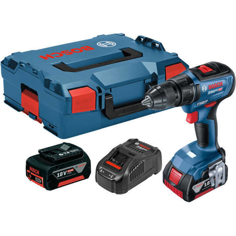 foto del prodotto bosch trapano avvitatore 18v 50 nm con 2 batterie 18v 5.0ah caricabatterie l.boxx 06019h5001