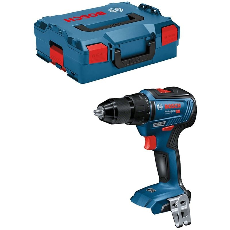 foto del prodotto bosch trapano avvitatore gsr 18v 55 solo corpo l boxx 136 