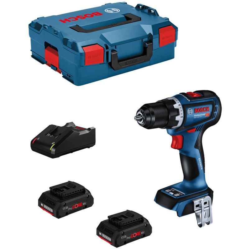 foto del prodotto bosch trapano avvitatore gsr 18v 90 c 2 x 4,0 ah procore gal18v 40 l boxx 136 