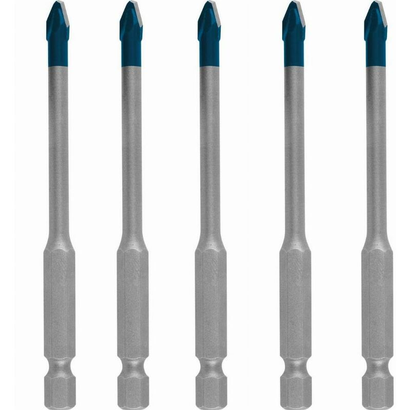 foto del prodotto bosch trapano per tetti in ceramica dura hex 9 expert 5 mm 5 pezzi 2608900598