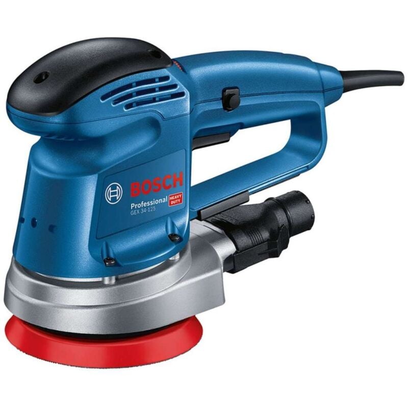 foto del prodotto bosch utensili levigatrice rotorbitale 125 mm, 340 w 0601372300