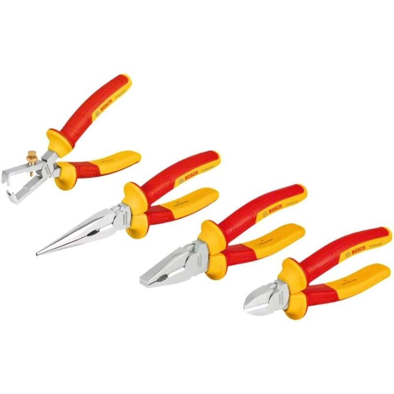 foto del prodotto bosch utensili set di pinze isolate da 4 pezzi 1600a02ng1
