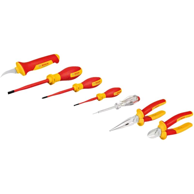 foto del prodotto bosch utensili set di utensili isolati manuali da 7 pezzi 1600a02ng3