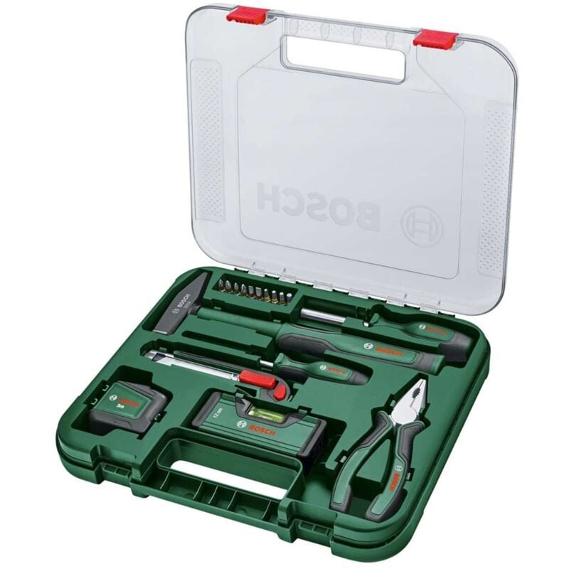 foto del prodotto bosch utensili set di utensili manuali da 18 pezzi 1600a02by5