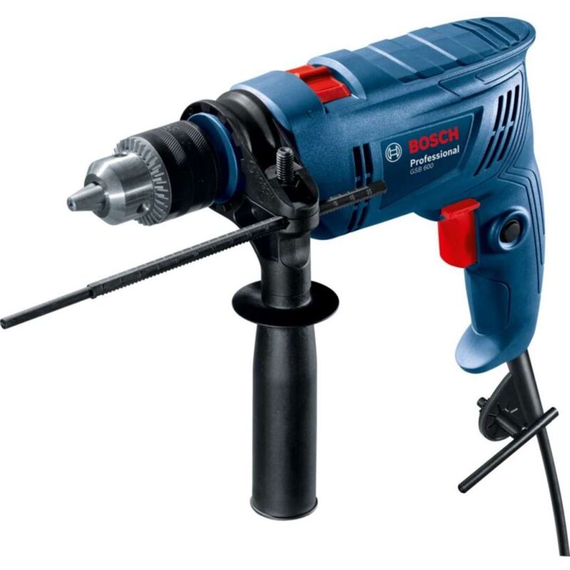 foto del prodotto bosch utensili trapano a percussione 600 w, con accessori 06011a0321
