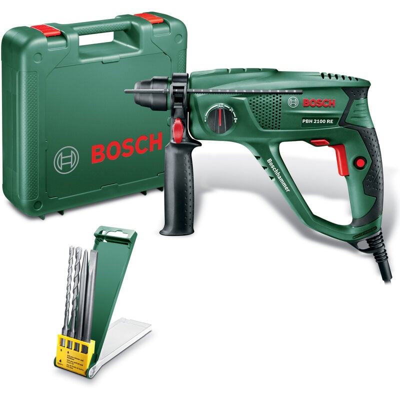 foto del prodotto bosch v tassellatore 550w pbh 2100 re set punte