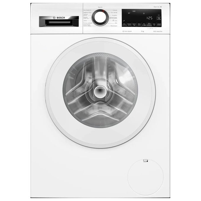 foto del prodotto bosch wgg244z6it serie 6 lavatrice a carica frontale 9 kg, 1400 rpm, classe a, ecosilence drive, i dos, 85x60x59 cm , bianco