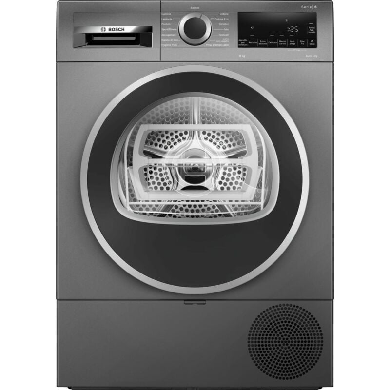 foto del prodotto bosch wqg233drit serie 6 asciugatrice a pompa di calore 8 kg classe a