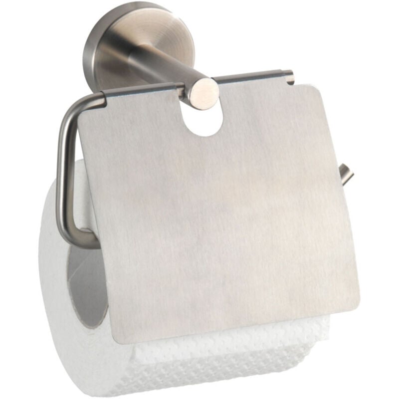 foto del prodotto bosio porta carta igienica de carta igienica, de acciaio inox, 15 x 13,5 x 7 cm, finitura opaca wenko