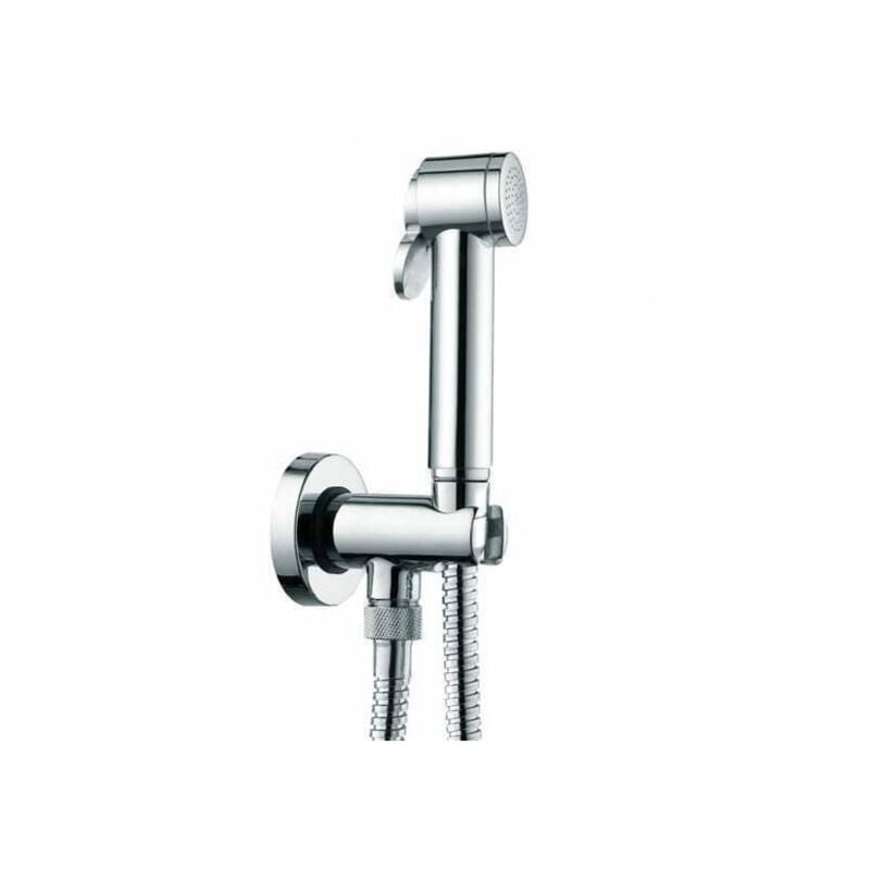 foto del prodotto bossini idroscopino paloma a pulsante in abs cromo flessibile cm. 80 c69023800030015