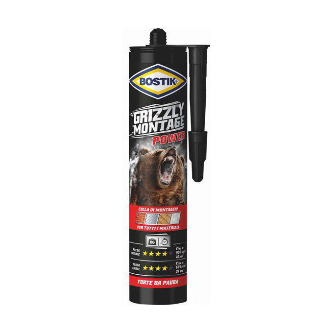 foto del prodotto bostik adesivo grizzly montage 370gr cartuccia