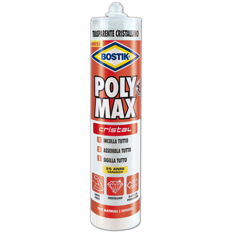 foto del prodotto bostik adesivo professionale per il montaggio silicone trasparente gr. 300