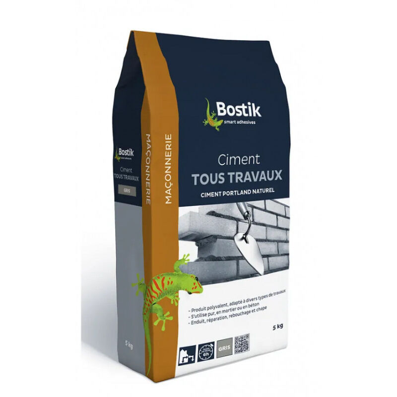 foto del prodotto bostik cemento grigio sacco da 5 kg