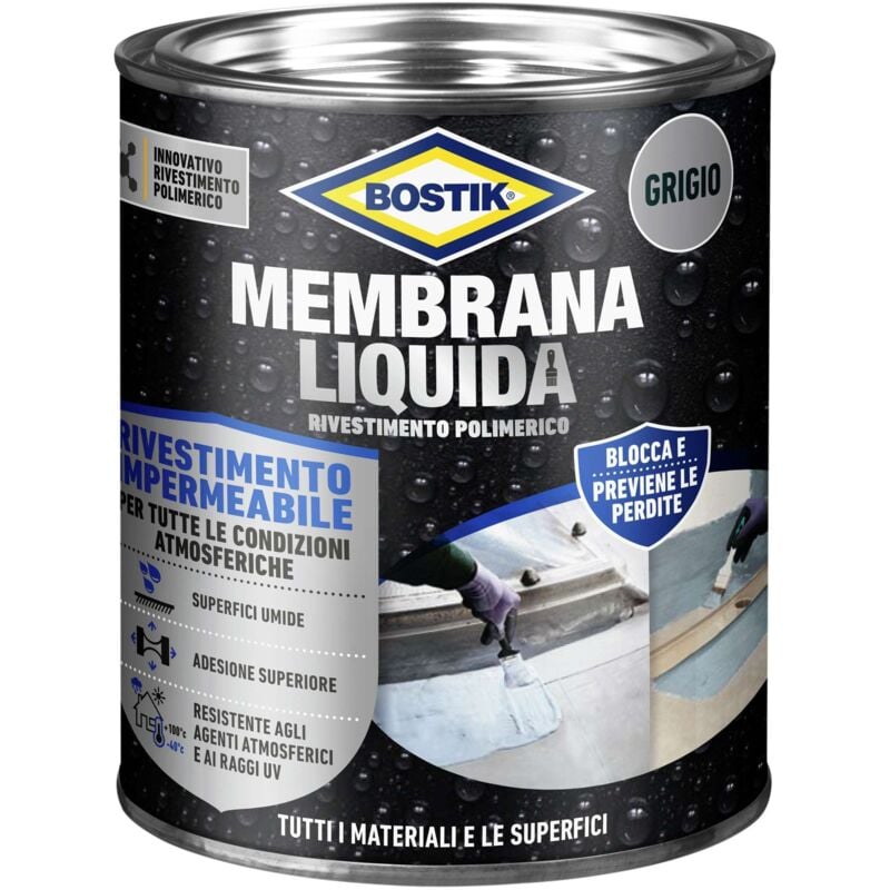foto del prodotto bostik membrana liquida rivest. polim. 1 kg terrac.