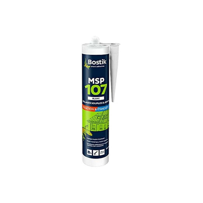 foto del prodotto bostik - msp 107 stucco di fissaggio - bianco - 290 ml - 30114280