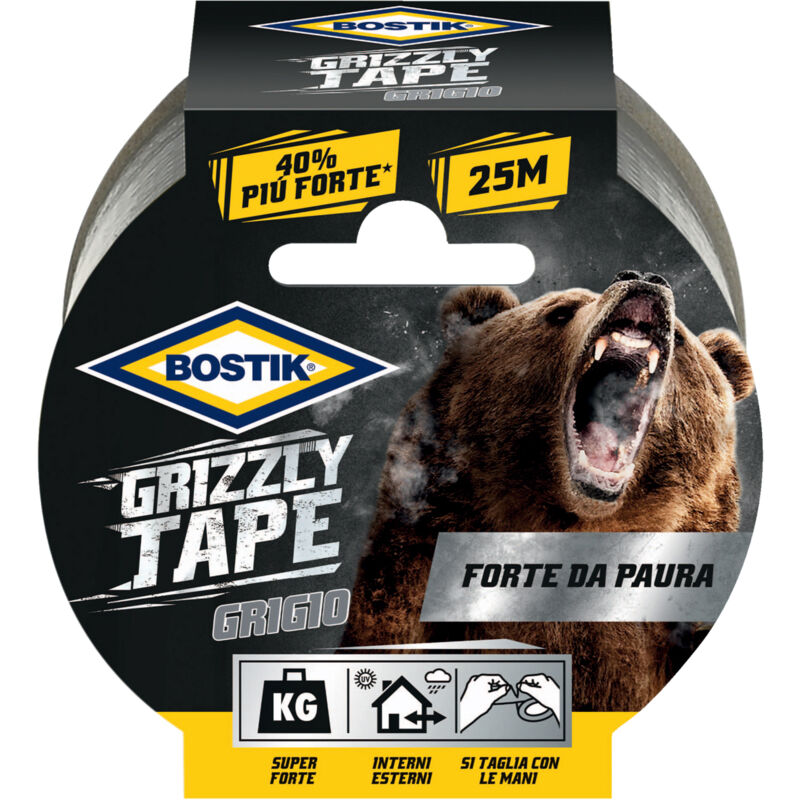 foto del prodotto bostik nastro grizzly ml.25x5cm. prezzo per 1 pezzo.