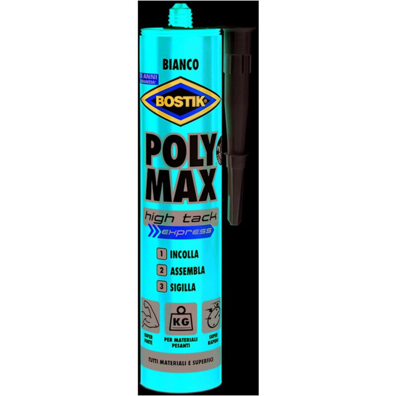 foto del prodotto bostik polymax high tack cartuccia bianco 440 g