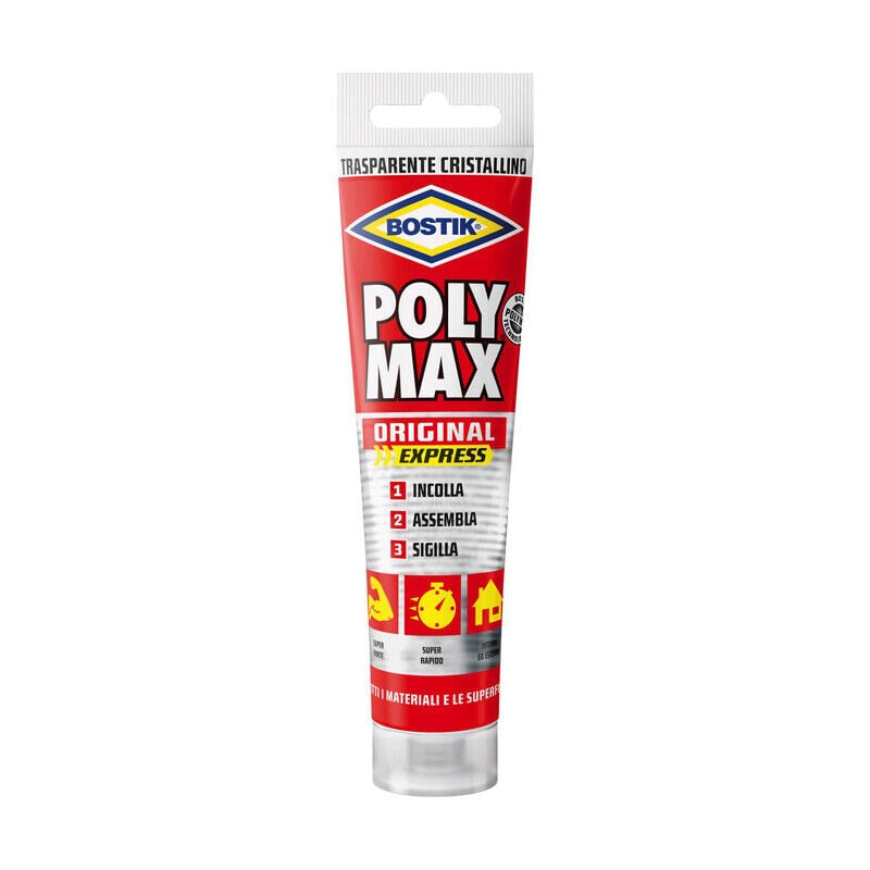 foto del prodotto bostik polymax orig.cristal tubetto gr 115. prezzo per 1 pezzo.