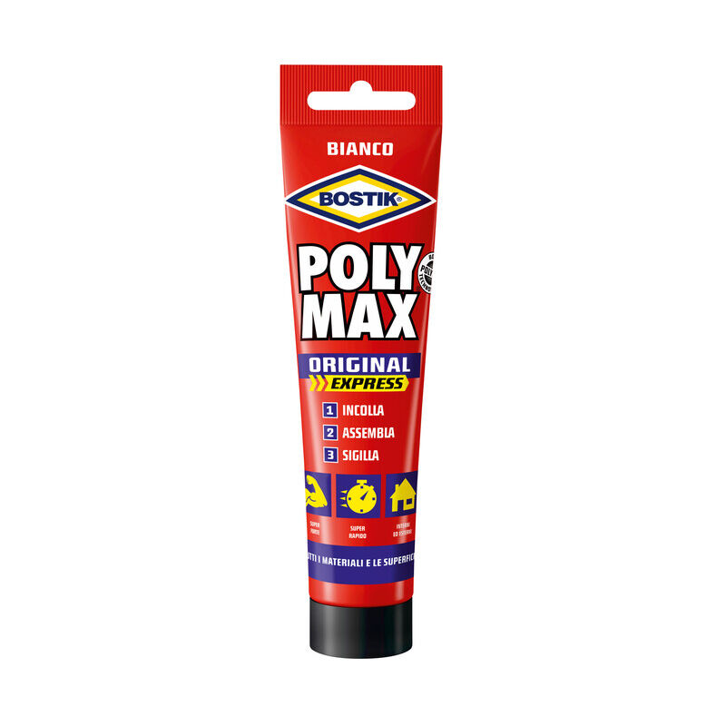 foto del prodotto bostik polymax orig.express bianco tubo 165g. prezzo per 1 pezzo.