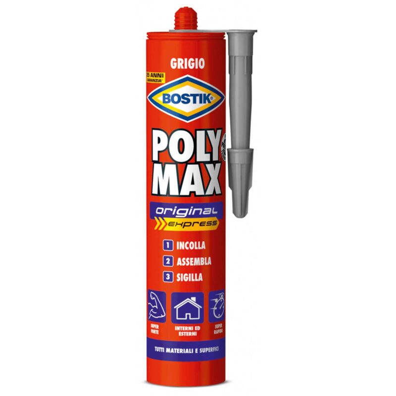 foto del prodotto bostik polymax orig.grigio cartuccia gr.425