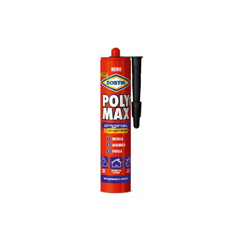 foto del prodotto bostik polymax original 425 g nero cartuccia