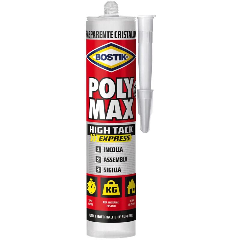 foto del prodotto bostik polymax poly max high tack express colla montaggio universale cartuccia da 425 g trasparente