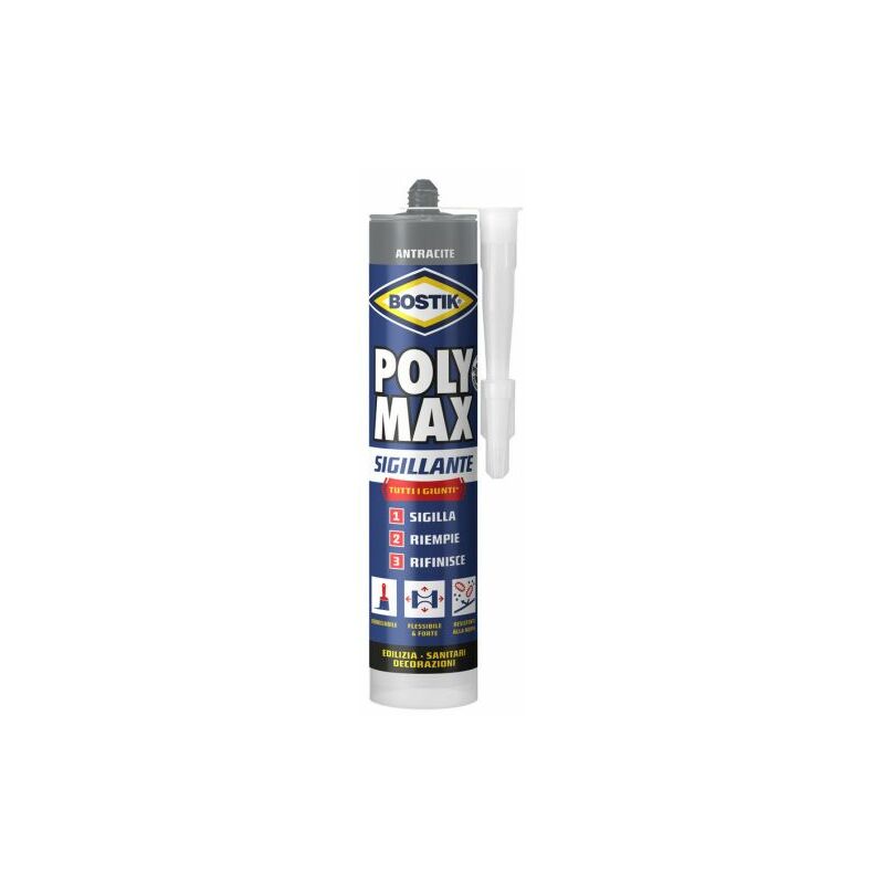 foto del prodotto bostik polymax sigillante 280 ml antracite cart