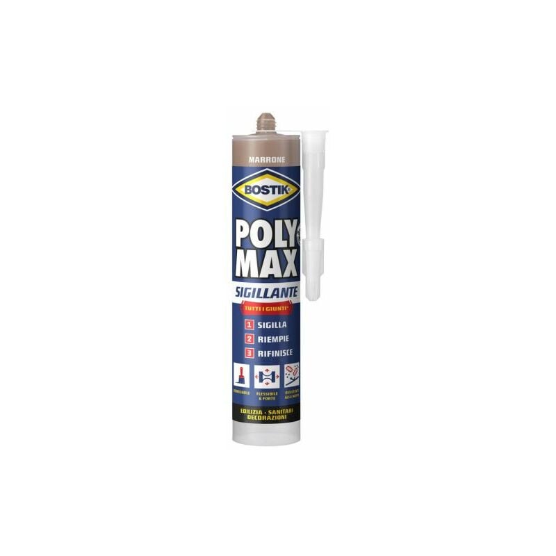 foto del prodotto bostik polymax sigillante 280 ml marrone cartuc
