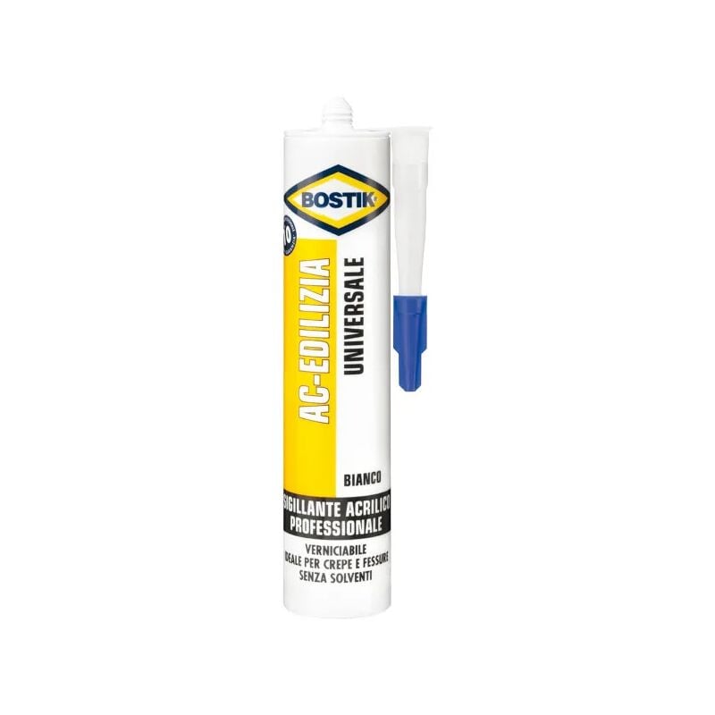 foto del prodotto bostik sigillante acrilico ac edilizia universale professionale vari colori 300ml bianco