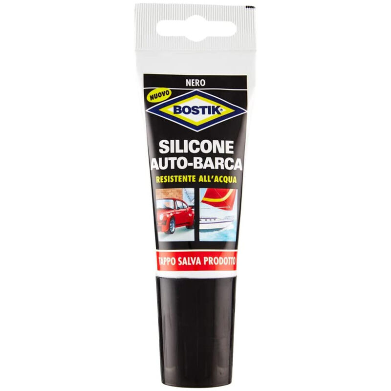 foto del prodotto bostik silicone auto e barche nero 60 ml sigillature facili, pratiche e rapide