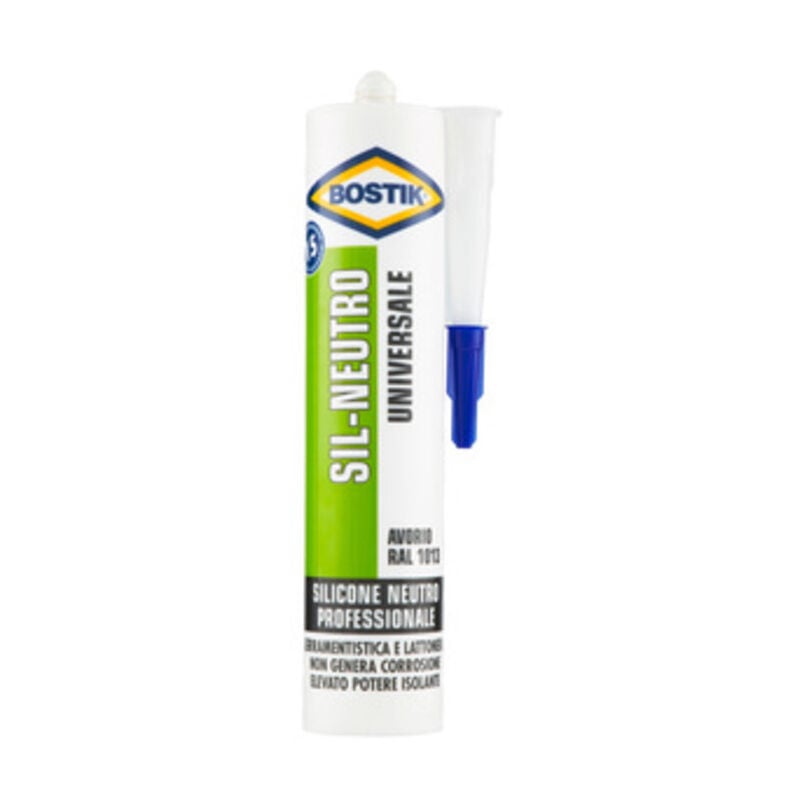 foto del prodotto bostik silicone neutro avorio ml.300. prezzo per 1 pezzo.