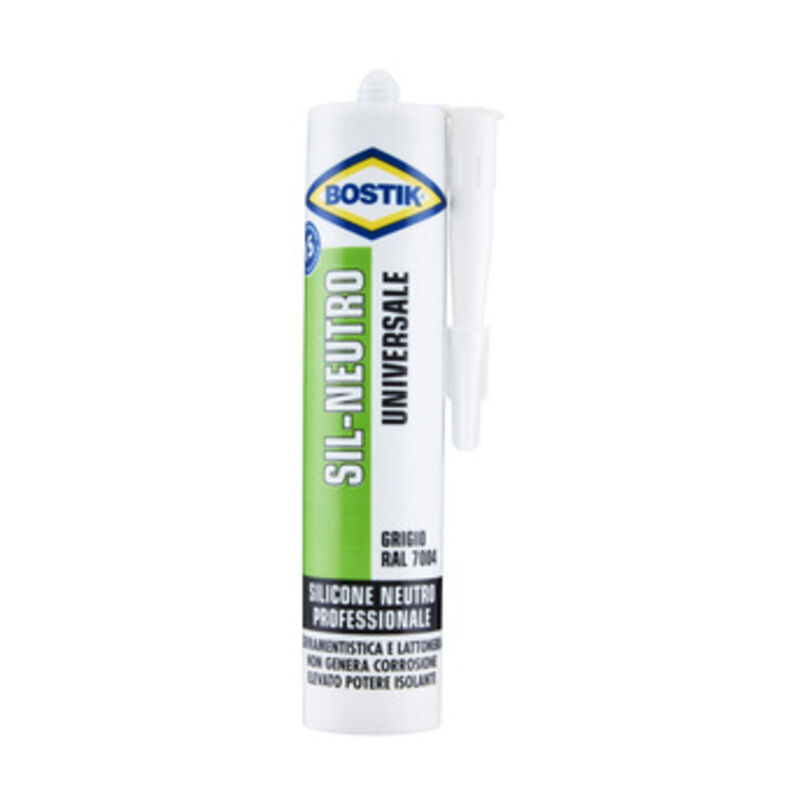 foto del prodotto bostik silicone neutro grigio ml.300. prezzo per 1 pezzo.