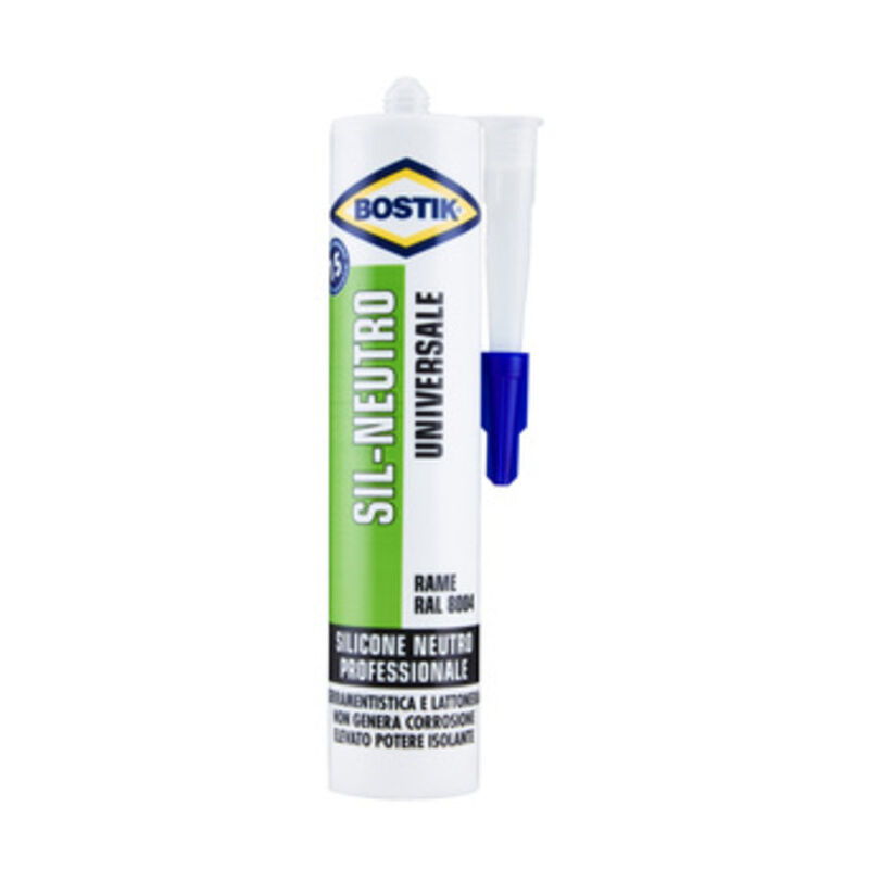 foto del prodotto bostik silicone neutro rame ml.300. prezzo per 1 pezzo.