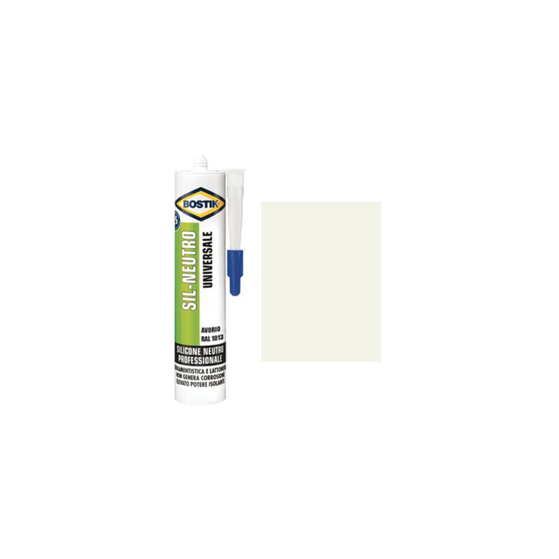 foto del prodotto bostik silicone neutro sil avorio ral 1013 ml 300
