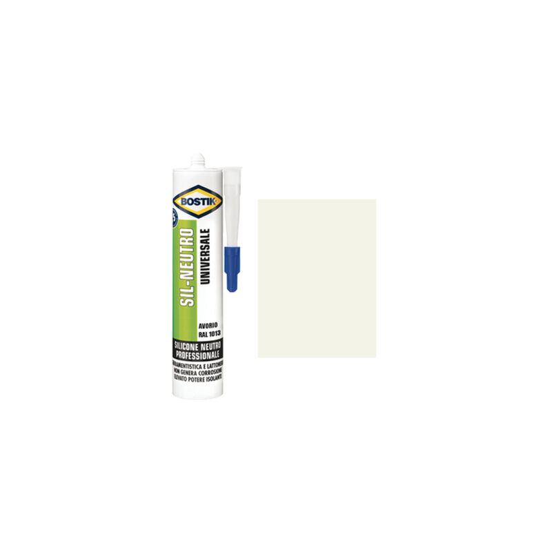 foto del prodotto bostik silicone neutro sil avorio ral 1013 ml 300