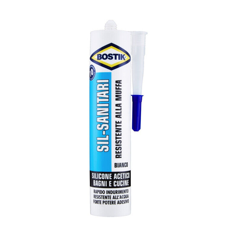 foto del prodotto bostik silicone sanitari bianco 280 ml.. prezzo per 1 pezzo.