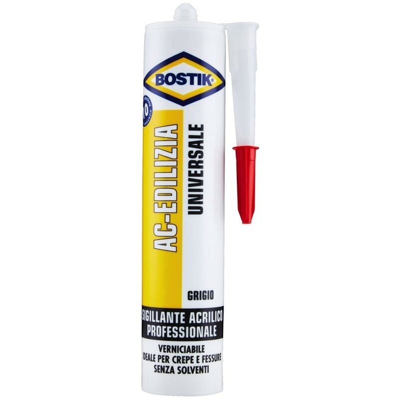foto del prodotto bostik - silicone verniciabile ac-edilizia silicone verniciabile grigio