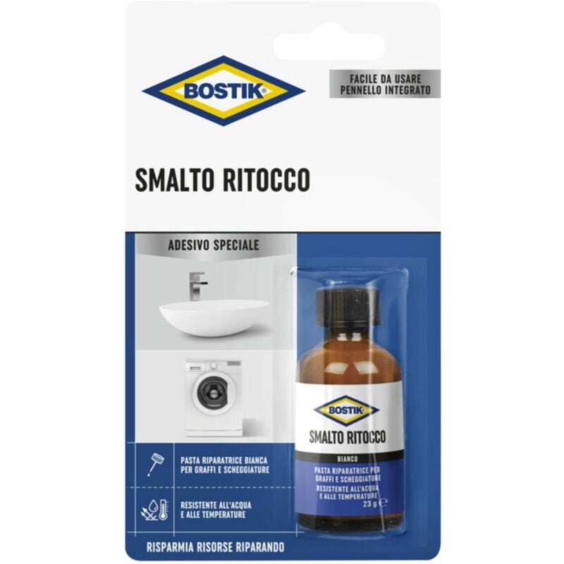 foto del prodotto bostik smalto ritocco bianco 23 gr blister