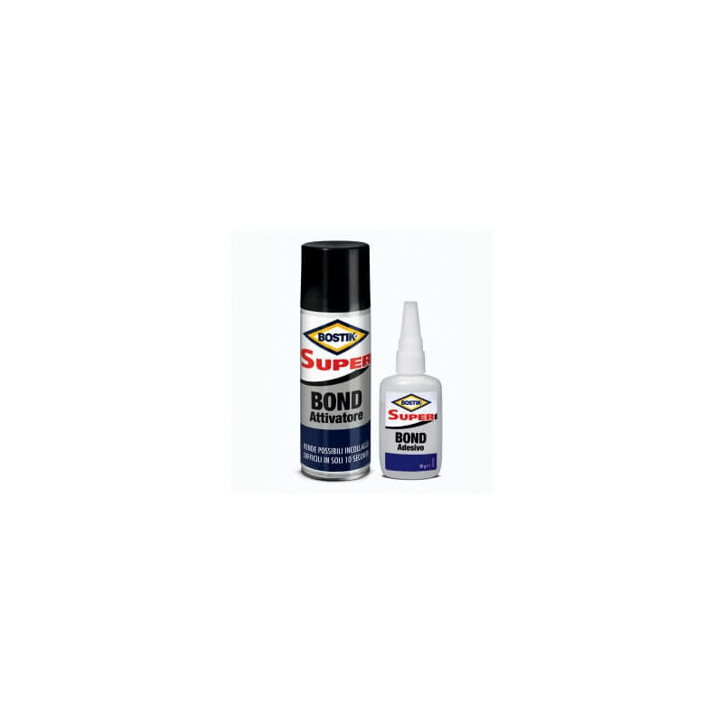 foto del prodotto bostik super bond adesivo istantaneo con attivatore 50g 200ml