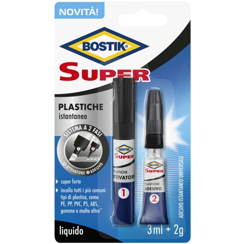 foto del prodotto bostik super plastiche attivatore adesivo 6 pz