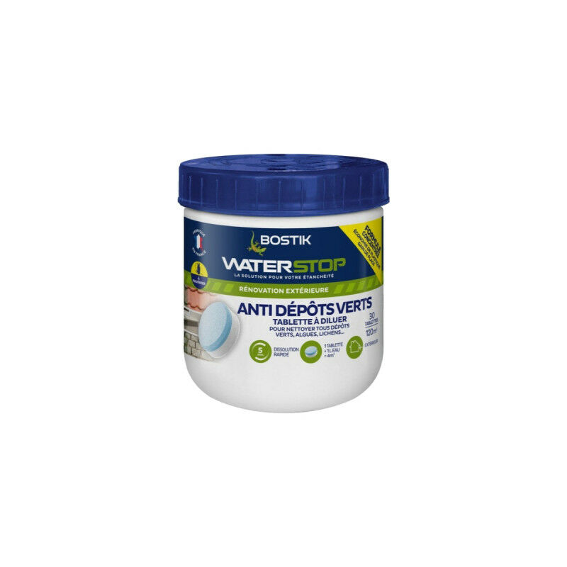 foto del prodotto bostik waterstop trattamento anti deposito verde 30 compresse